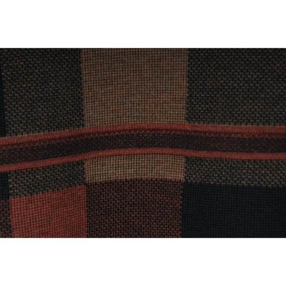 St. Croix Mens Vintage Geometric Sweater XXL Brown Black Orange Wool Pullover - Picture 6 of 8